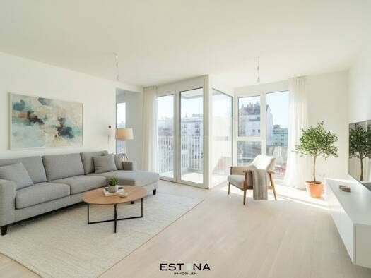 Wohnung zur Miete - Erstbezug 773 € 2 Zimmer 34,8 m² 2. Geschoss Leebgasse Wien 1100