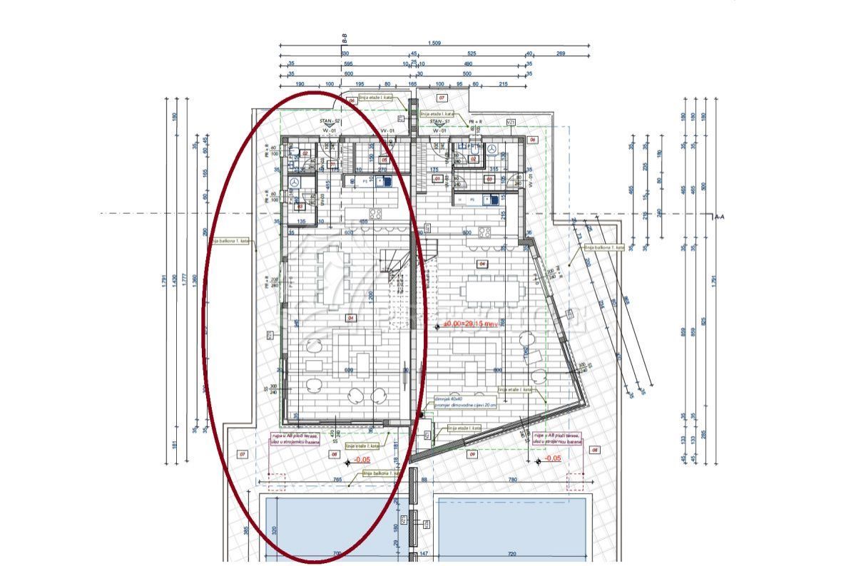 Haus zum Kauf 1.340.000 € 3 Zimmer 208 m²<br/>Wohnfläche Njivice