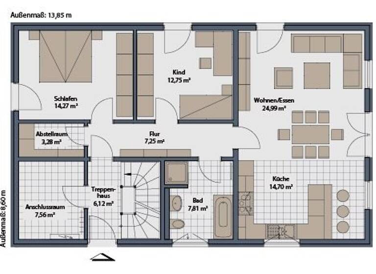Mehrfamilienhaus zum Kauf provisionsfrei 596.369 € 6 Zimmer 201 m² 511 m² Grundstück Ering 94140