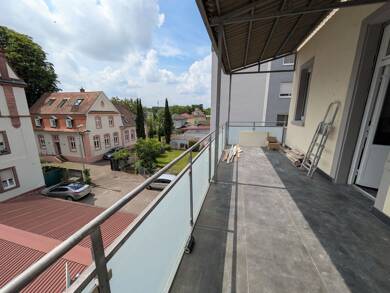 Wohnung zur Miete 1.200 € 4 Zimmer 123 m² 2. Geschoss frei ab sofort Nordstadt Offenburg 77652