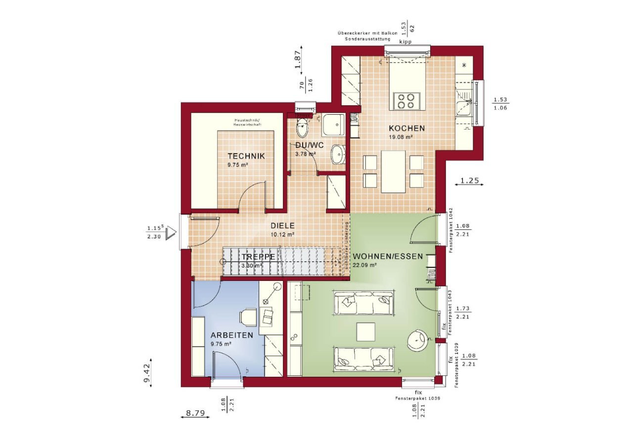 Einfamilienhaus zum Kauf provisionsfrei 638.332 € 5 Zimmer 144 m²<br/>Wohnfläche 499 m²<br/>Grundstück Zerf 54314