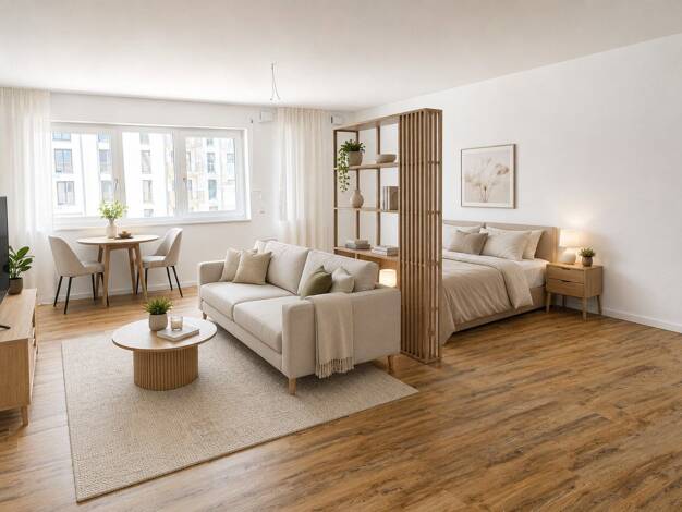 Wohnung zur Miete - Erstbezug 781 € 1 Zimmer 46,9 m² EG Theodor-Mathieu-Straße Bamberg Bamberg 96052