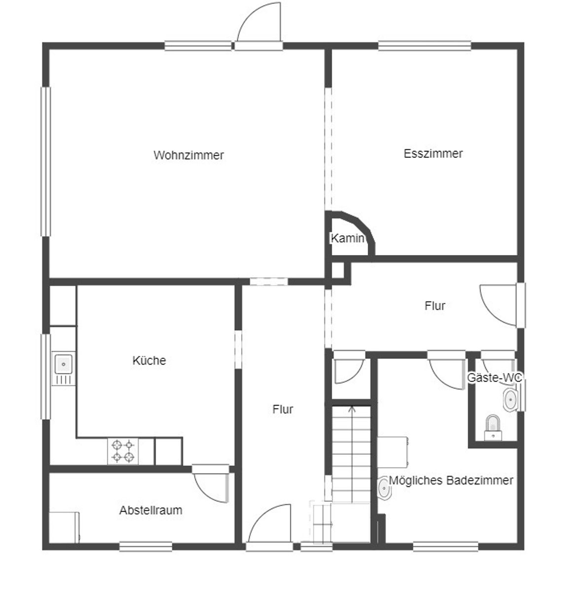 Einfamilienhaus zum Kauf 299.000 € 5 Zimmer 250 m²<br/>Wohnfläche 729,2 m²<br/>Grundstück Leerhafe Wittmund 26409