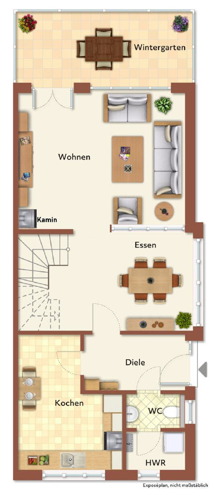 Doppelhaushälfte zum Kauf 459.000 € 5 Zimmer 120 m²<br/>Wohnfläche 1.171 m²<br/>Grundstück Lotsenweg 1a Platjenwerbe Ritterhude 27721