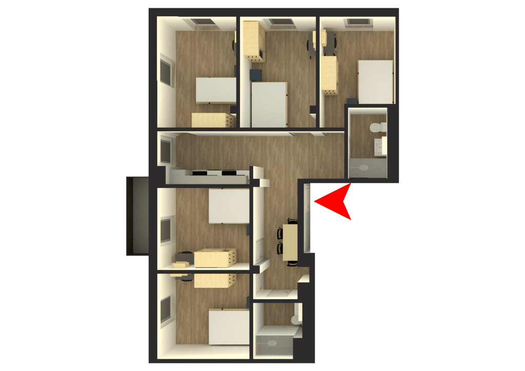 Wohnung zur Miete Wohnen auf Zeit 745 € 5 Zimmer 11,3 m²<br/>Wohnfläche 06.01.2025<br/>Verfügbarkeit Müllerstraße 55A Wedding Berlin 13349