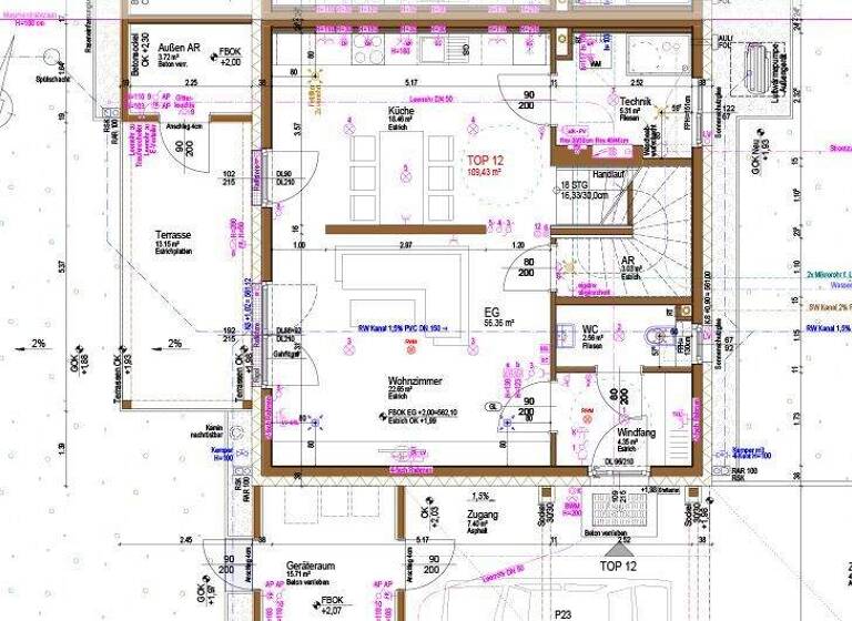Reihenmittelhaus zur Miete 1.306 € 109,4 m² Reinprechtsfeld 4 Weitra 3970