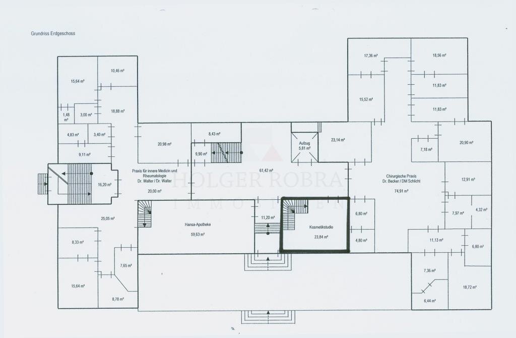 Büro-/Praxisfläche zur Miete 6,10 € 2 Zimmer 40,1 m²<br/>Bürofläche Karl-Marx-Straße 30 Salzwedel Salzwedel 29410