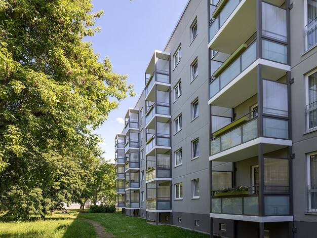 Wohnung zur Miete 486 € 3 Zimmer 62,4 m² Shukowstr. 30 Schönefeld-Ost Leipzig 04347