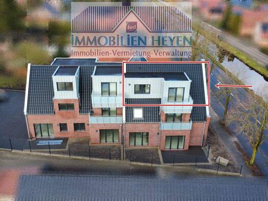 Studio zur Miete - Erstbezug 460 € 2 Zimmer 46,1 m² frei ab 01.04.2026 Papenburg 26871