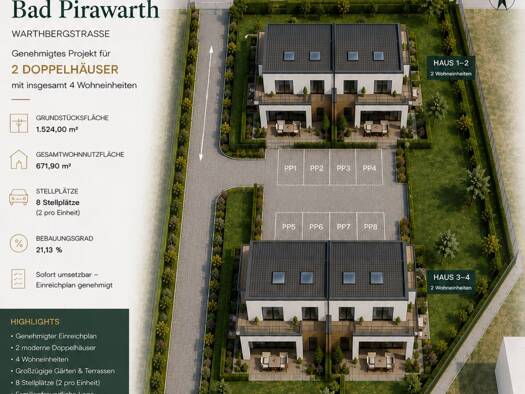 Grundstück zum Kauf 480.000 € 1.524 m² Grundstück Bad Pirawarth 2222