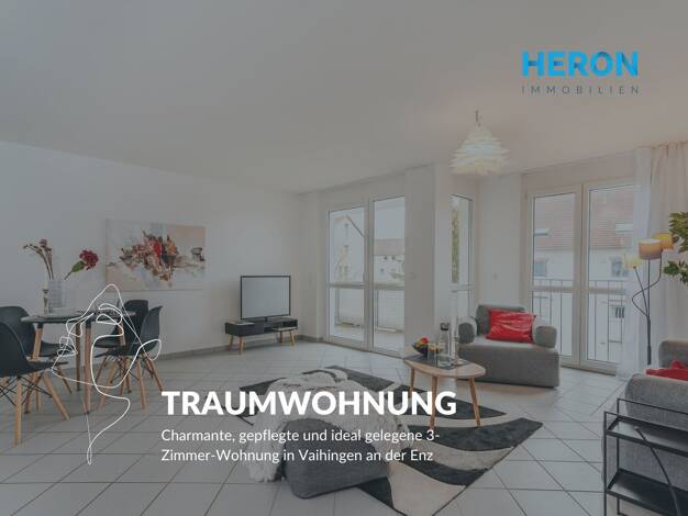 Wohnung zum Kauf 373.000 € 3 Zimmer 97 m² 2. Geschoss Vaihingen an der Enz 71665