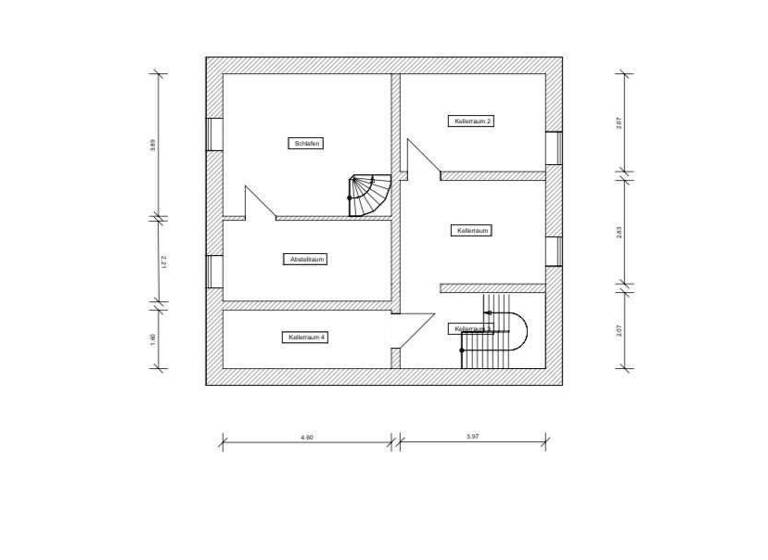 Mehrfamilienhaus zum Kauf provisionsfrei 380.000 € 7 Zimmer 174,2 m² 232 m² Grundstück Solingen-Mitte Solingen 42651