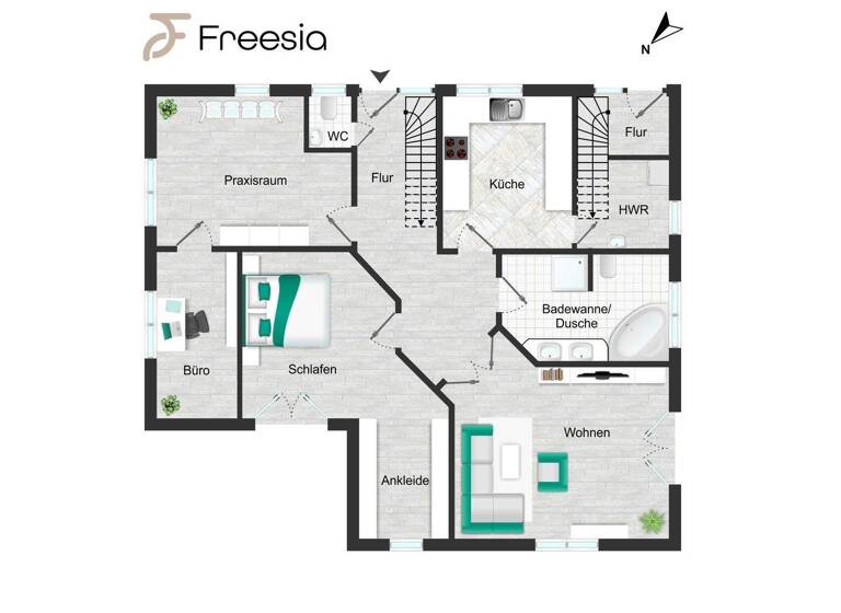 Einfamilienhaus zum Kauf 559.000 € 5,5 Zimmer 185 m² 517 m² Grundstück Burg auf Fehmarn Fehmarn 23769