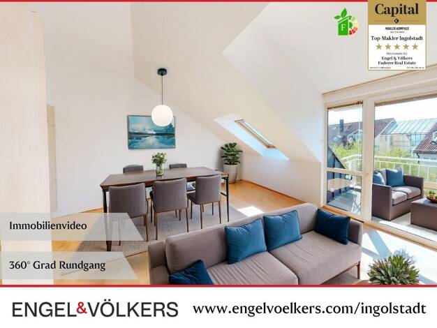 Wohnung zum Kauf 156.000 € 1,5 Zimmer 32 m² Dachgeschoss, 2. Geschoss Ingolstadt 85053