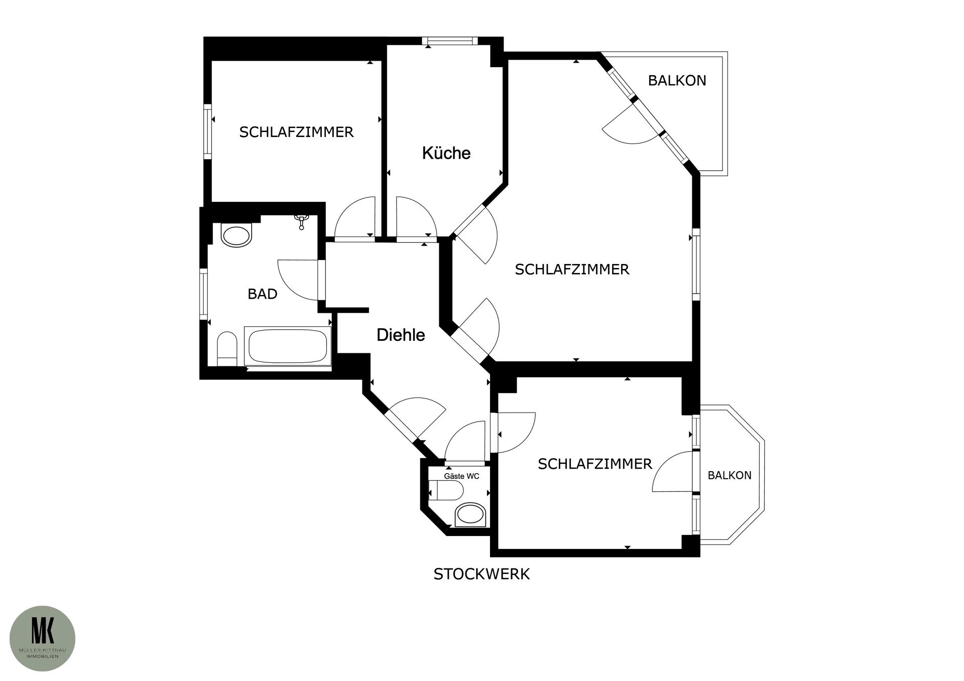 Wohnung zum Kauf 339.000 € 3 Zimmer 71 m²<br/>Wohnfläche Rosenheim 83022