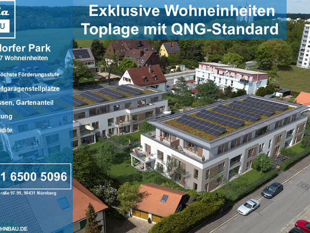 Mehrfamilienhaus zum Kauf - Erstbezug provisionsfrei 16.885.000 € 2.503,7 m² Reichelsdorfer Hauptstraße 97-99 Reichelsdorf Nürnberg / Reichelsdorf 90453