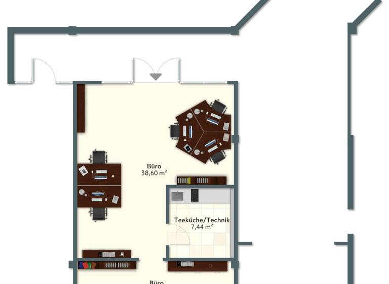 Büro zur Miete provisionsfrei 623 € 1 Zimmer Blankenburg 38889