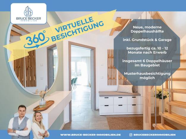 Doppelhaushälfte zum Kauf - Erstbezug provisionsfrei 593.484 € 4 Zimmer 111 m² 395,6 m² Grundstück Dresden 01169