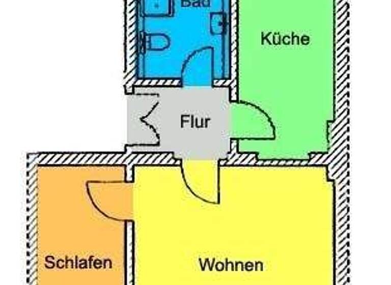 Wohnung zur Miete 365 € 2 Zimmer 53,6 m² frei ab 01.04.2026 Meißen 01662