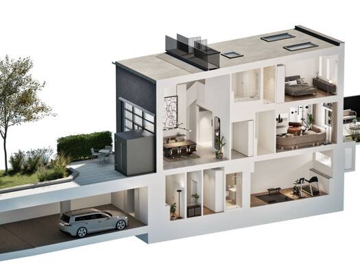 Stadthaus zum Kauf - Neubau provisionsfrei 1.445.700 € 4 Zimmer 187,8 m² Stadtjägerstraße 10 Innenstadt Augsburg 86152