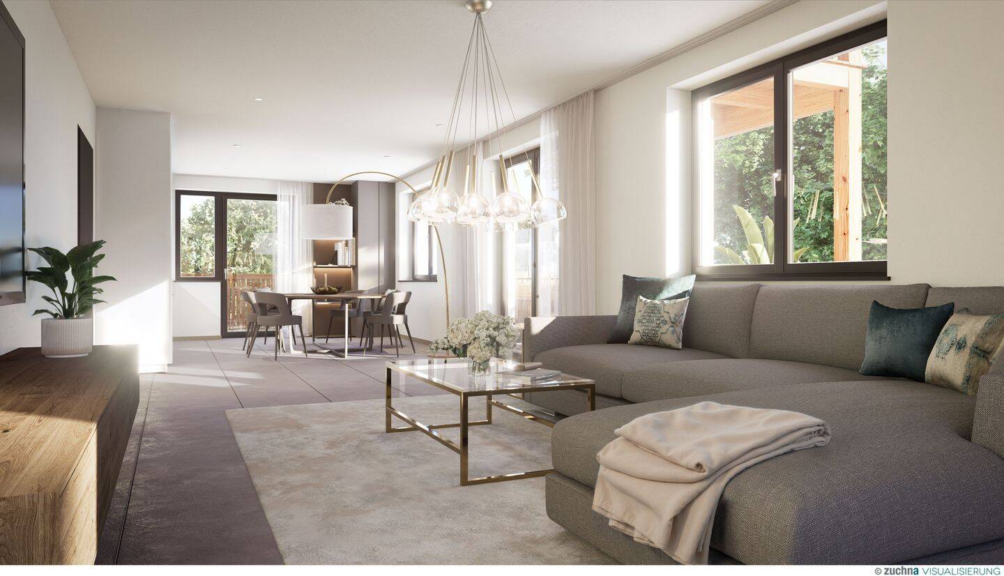 Immobilie in Schönau am Königssee - Äußerst hochwertige 3-Zi.-Neubauwohnung mit 3 Balkonen in Schönau am Königssee... (1.OG) - Bild 3