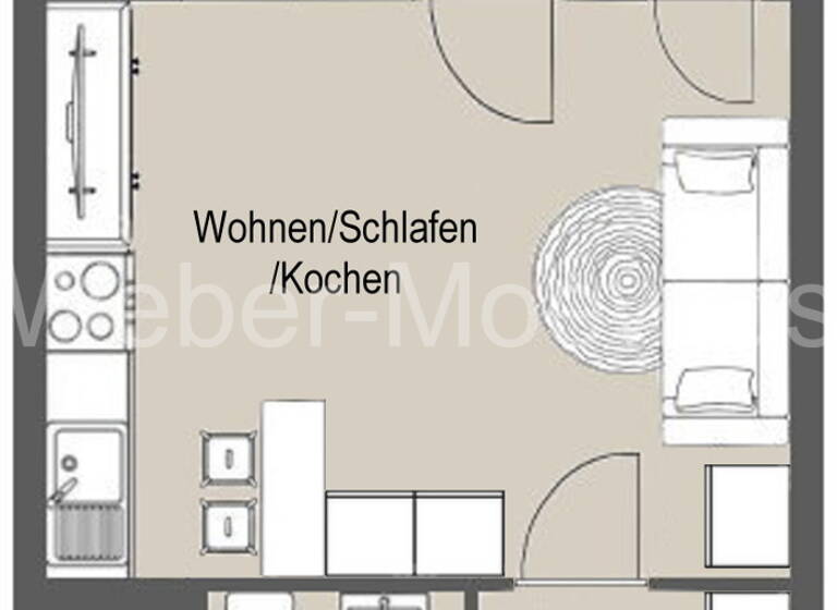 Wohnung zum Kauf 96.000 € 1 Zimmer 26 m²<br/>Wohnfläche Tannenbusch Bonn / Tannenbusch 53119