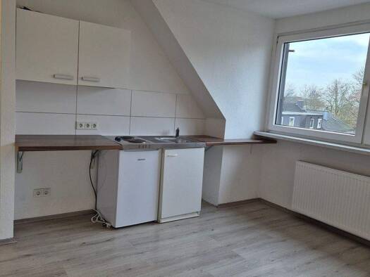 Studio zur Miete 440 € 1 Zimmer 18,9 m² 3. Geschoss frei ab sofort Neudorfer Str. 109 Neudorf-Süd Duisburg 47057