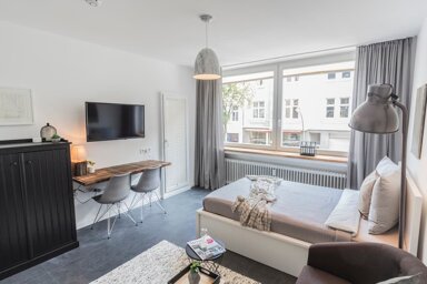 Wohnung zur Miete Wohnen auf Zeit 990 € 1 Zimmer 28 m² frei ab sofort Hoffeldstraße Flingern - Nord Düsseldorf 40235