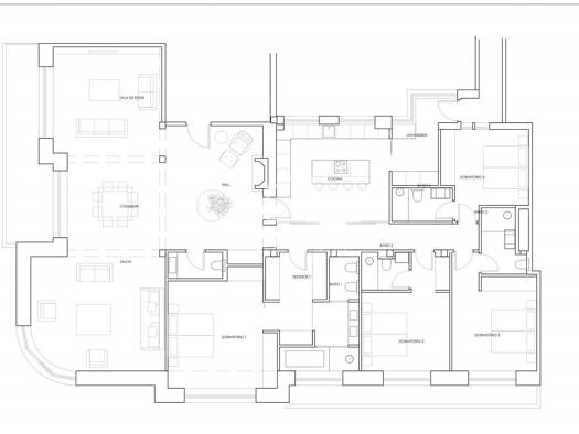 Wohnung zum Kauf 3.900.000 € 350 m² Madrid 28006