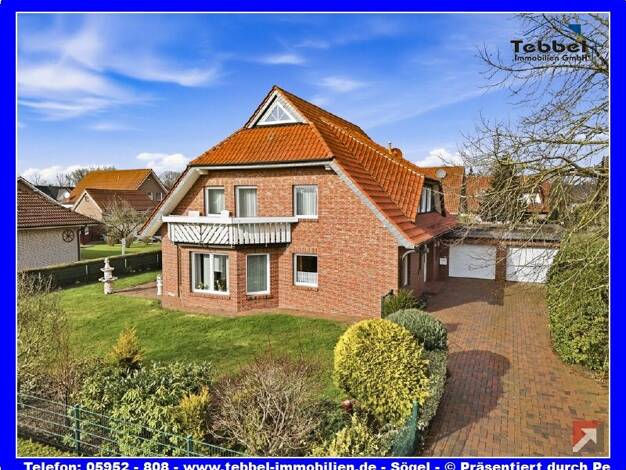 Einfamilienhaus zum Kauf provisionsfrei 357.000 € 6 Zimmer 176 m² 664 m² Grundstück Sögel Sögel 49751