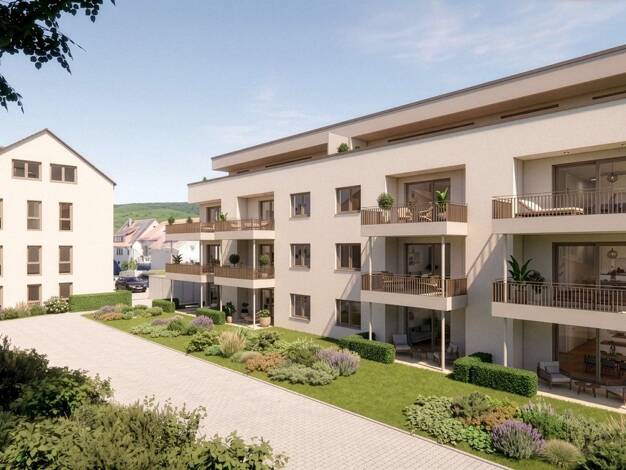 Wohnung zum Kauf - Erstbezug provisionsfrei 285.000 € 2 Zimmer 60,2 m² EG Königsstraße 76 Regglisweiler Dietenheim 89165