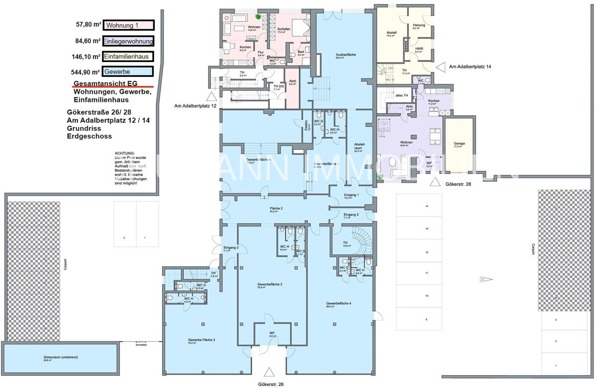 Haus zum Kauf 995.000 € 2.220 m²<br/>Grundstück Innenstadt Wilhelmshaven 26384