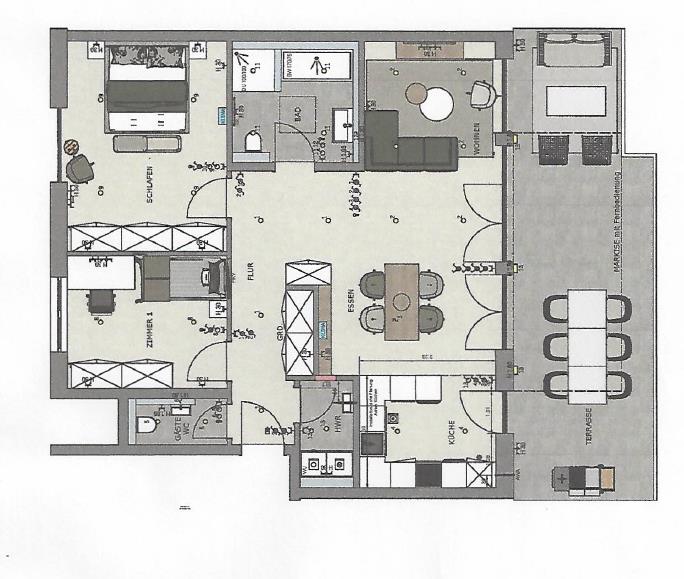 Penthouse zur Miete 1.650 € 3 Zimmer 110 m²<br/>Wohnfläche 01.03.2025<br/>Verfügbarkeit Stadtmitte Aschaffenburg 63739