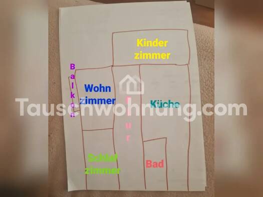 Wohnung zur Miete Tauschwohnung 460 € 3 Zimmer 60 m² 4. Geschoss Potsdam 14478