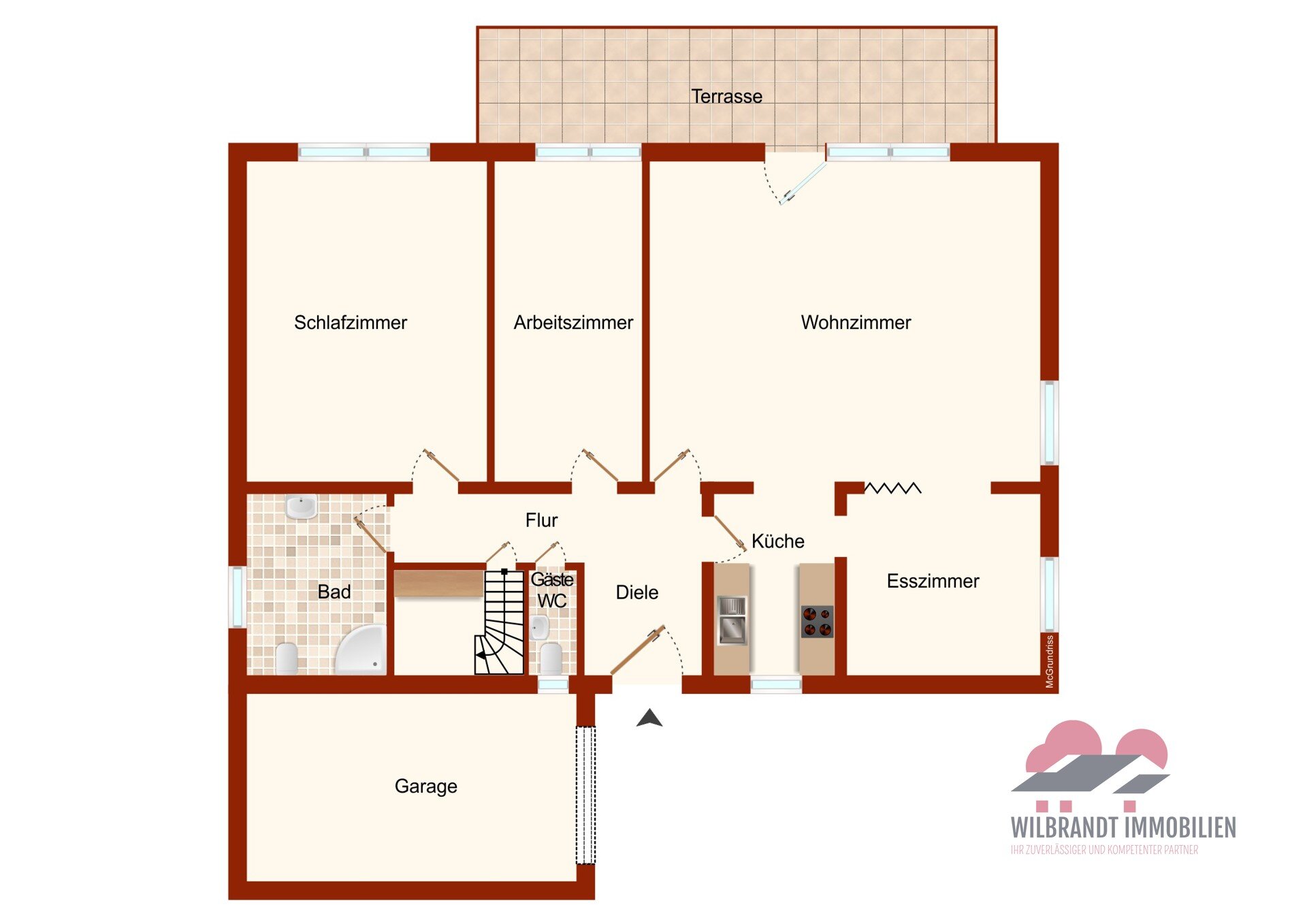 Einfamilienhaus zum Kauf 238.000 € 4 Zimmer 80 m²<br/>Wohnfläche 690 m²<br/>Grundstück Kreideberg Lüneburg 21339