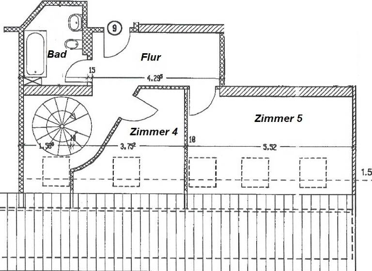 Maisonette zur Miete 1.692 € 5 Zimmer 135,3 m²<br/>Wohnfläche 4.<br/>Geschoss Eilenburger Straße 39 Reudnitz-Thonberg Leipzig 04317