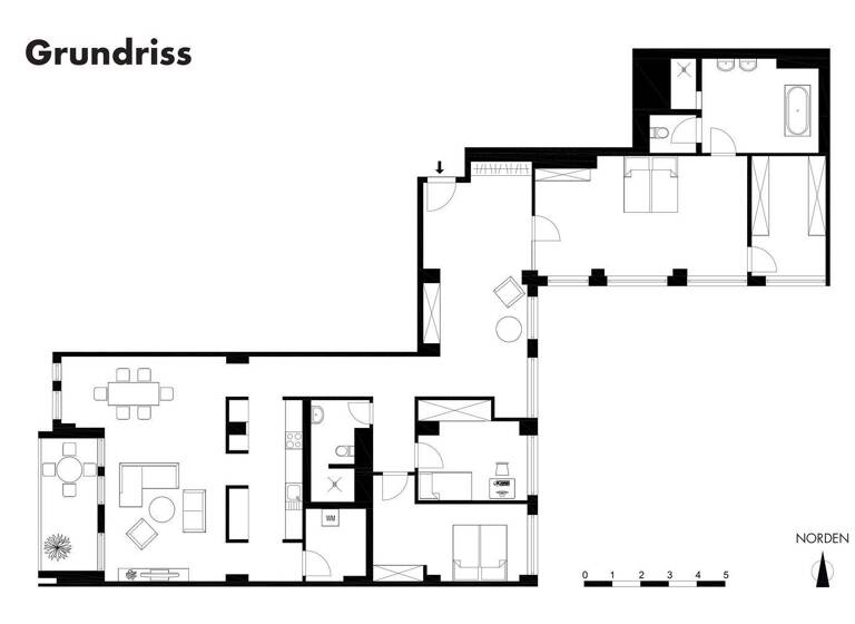 Wohnung zur Miete 4.750 € 5 Zimmer 213 m² frei ab sofort Mitte Berlin 10117