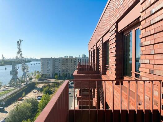 Wohnung zur Miete 1.745 € 2 Zimmer 46,7 m² 7. Geschoss frei ab 01.12.2026 Kirchenpauerstraße Kleiner Grasbrook Hamburg 20457