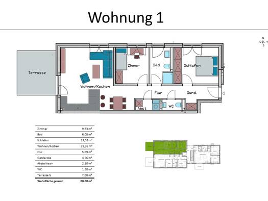 Wohnung zum Kauf provisionsfrei 451.360 € 3 Zimmer 80,6 m² Maidbronner Str. 3 Estenfeld 97230
