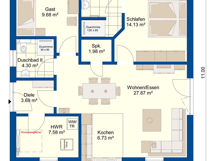 Bungalow zum Kauf provisionsfrei 298.470 € 3 Zimmer 82,6 m² 830 m² Grundstück Röblingen am See Seegebiet Mansfelder Land 06317