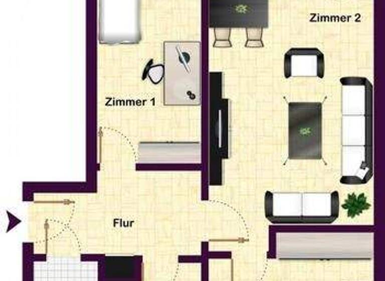 Wohnung zur Miete 377 € 3 Zimmer 58 m² 3. Geschoss frei ab sofort Am Karbel 30 Altendorf Chemnitz 09116