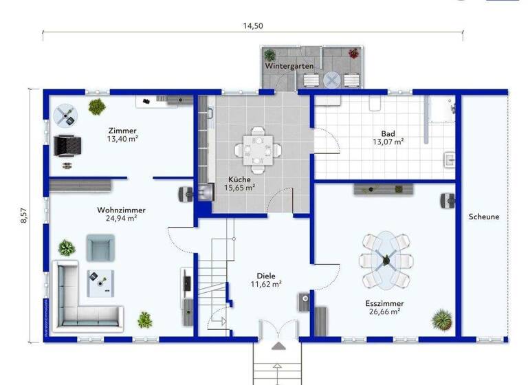 Bauernhaus zum Kauf 79.000 € 7 Zimmer 202,4 m² 2.561 m² Grundstück frei ab sofort Stärklos Haunetal 36166