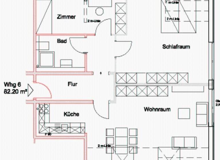 Wohnung zur Miete 796 € 3 Zimmer 82,2 m²<br/>Wohnfläche Dachgeschoss<br/>Geschoss Berliner Straße 43 Schleswig 24837
