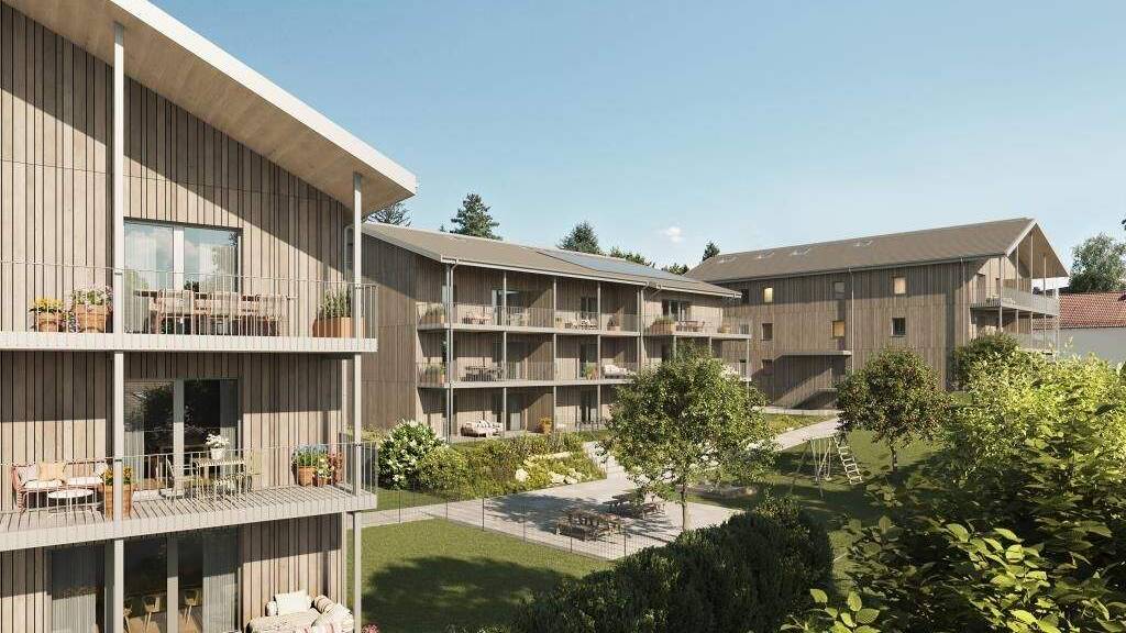 Wohnung zum Kauf - Erstbezug provisionsfrei 359.100 € 2 Zimmer 57,2 m² Tittmoninger Straße 52, 52a, 52b Laufen 83410