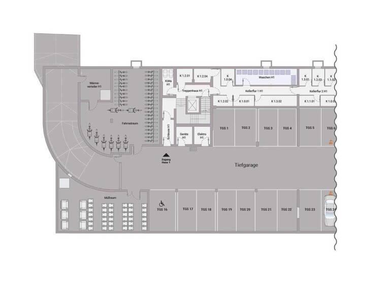 Terrassenwohnung zum Kauf - Erstbezug provisionsfrei 284.900 € 2 Zimmer 61 m² EG Adolf-Reichwein-Straße 19 Niederrodenbach Rodenbach 63517