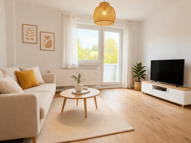 Wohnung zur Miete 300 € 2 Zimmer 54,4 m² Geschoss 3/4 frei ab sofort Franz-Stephan-Straße 41 Lusan Gera 07549