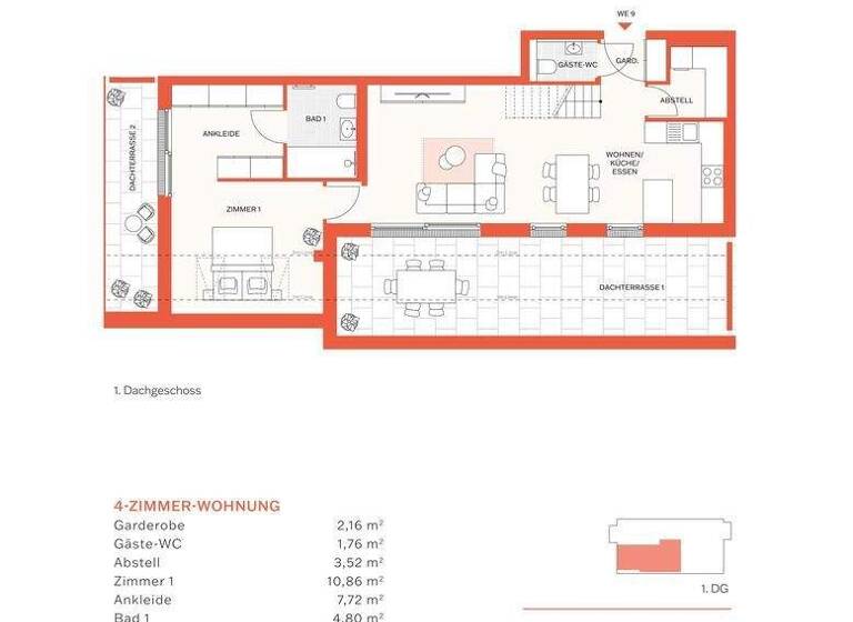 Wohnung zum Kauf - Erstbezug provisionsfrei 1.068.000 € 4 Zimmer 128 m² 2. Geschoss Kleinreuth h d Veste Nürnberg 90425