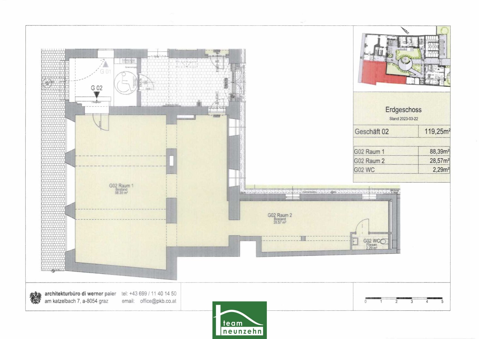 Büro-/Praxisfläche zur Miete provisionsfrei 1.062 € Dr. Karl-Renner-Gasse 4 Weiz 8160