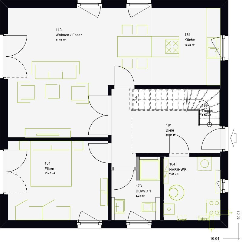 Einfamilienhaus zum Kauf provisionsfrei 597.819 € 5 Zimmer 146 m²<br/>Wohnfläche 720 m²<br/>Grundstück Syke Syke 28857