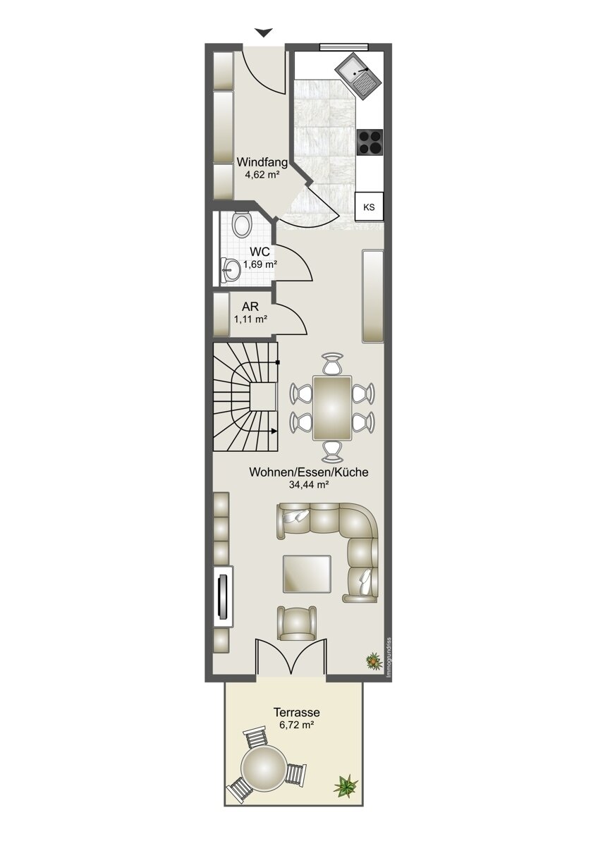 Reihenmittelhaus zum Kauf 480.000 € 5 Zimmer 114 m²<br/>Wohnfläche 204 m²<br/>Grundstück Johannes-Lupi-Ring 4c Oberkonnersreuth Bayreuth / Oberkonnersreuth 95448